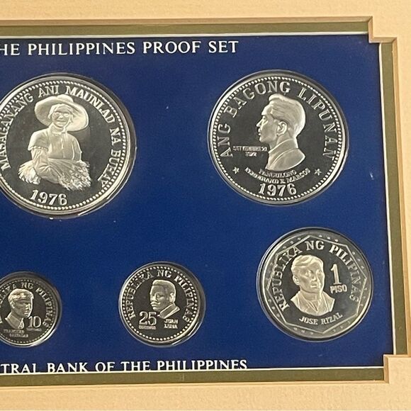 1976 Republic of the Philippines 8-Coin Proof Set w/ Certificate of Authenticity - Picture 6 of 8
